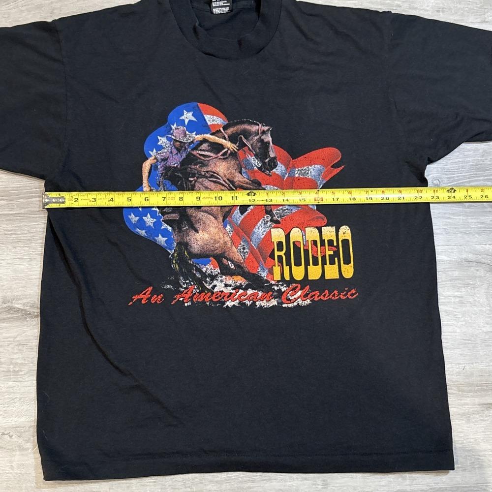 Men's Vintage 90's RODEO An American Classic Single Stitch TEE XL Travis Scott🔥 - Picture 6 of 7